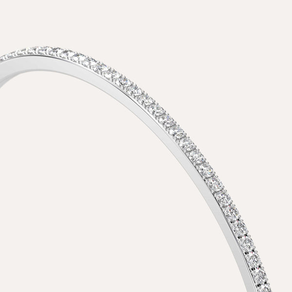 1 1/2 carat Pave, Bangle Diamond Bracelet Natural Diamonds White 