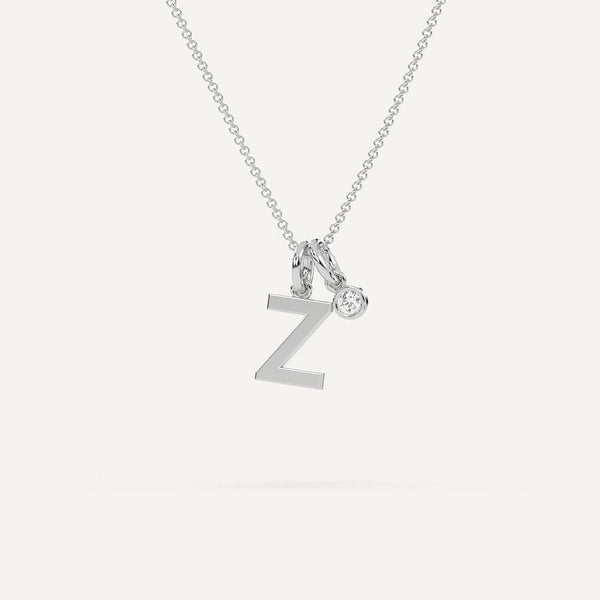 Buy Gold Plated Z - Initial Pendant Necklace by MNSH Online at Aza Fashions.