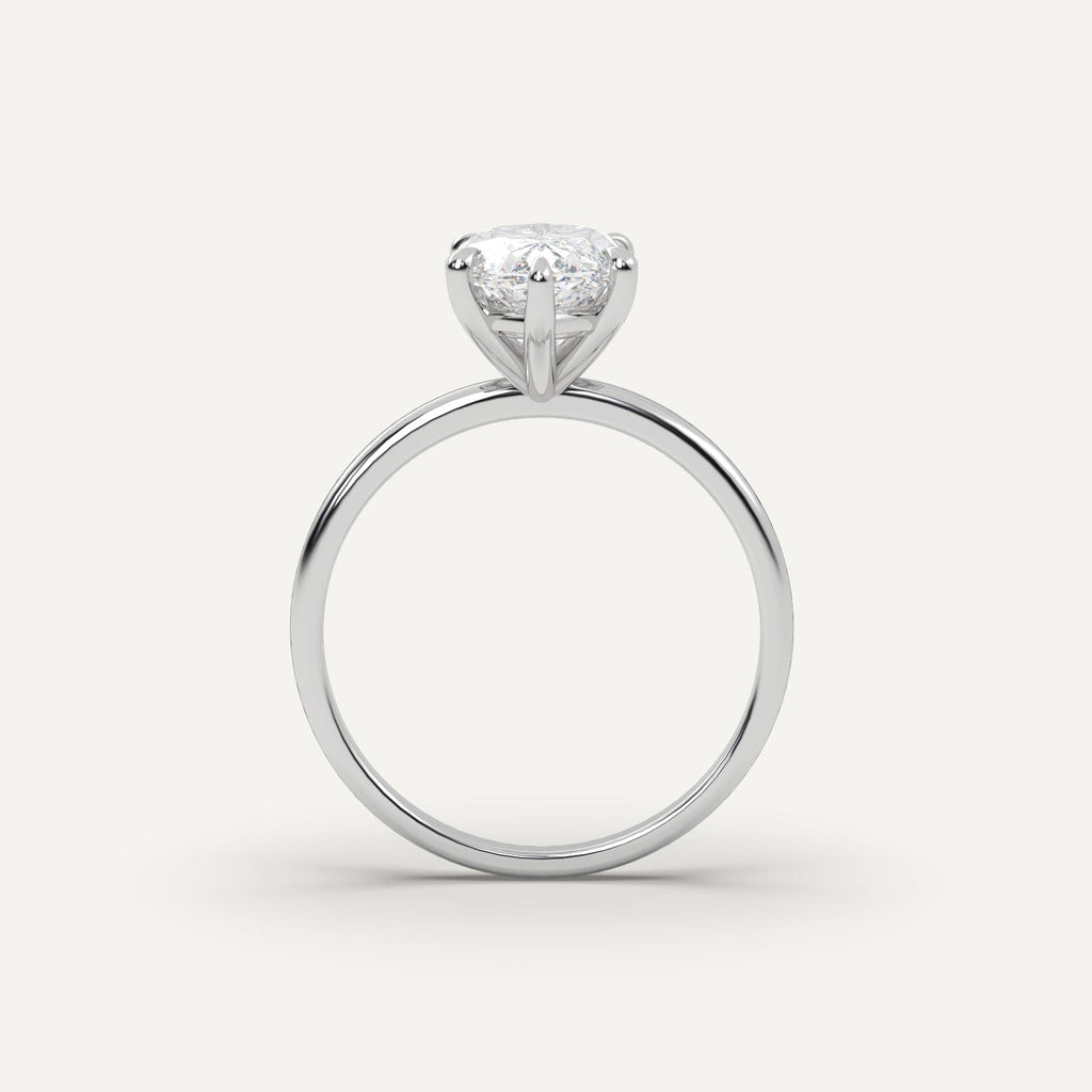 Marquise Diamond Ring Semi-Mount 14K White Gold